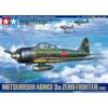 Tamiya 1/48 Mitsubishi A6M3/3a Истребитель Зеро (ZEKE) Модельный комплект NEW из Японии