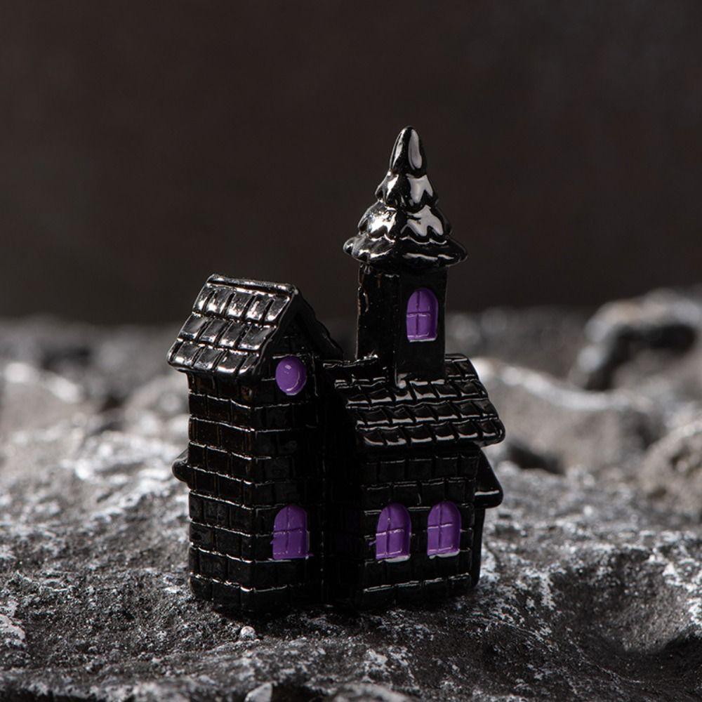 3D Halloween Pumpkin Skeleton Figurines Cartoon Miniatures Ghost Ornaments Home Decor