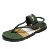 Men Flip Flops Summer Beach Slippers Trendy Round Toe Comfort Walking Shoes Outside Soft Sole Lightweight Sandals