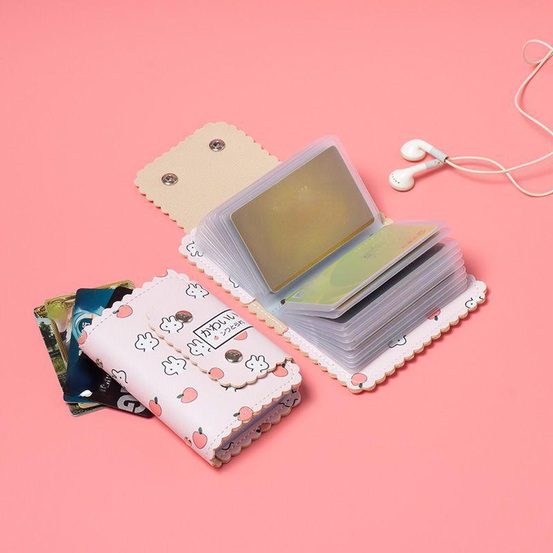 Kawaii Kpop Ido держатель для фотокарточек с милым мультяшным животным, идентификационная карта, банковская карта, автобусная карта, органайзер для визитных карточек, офисные аксессуары