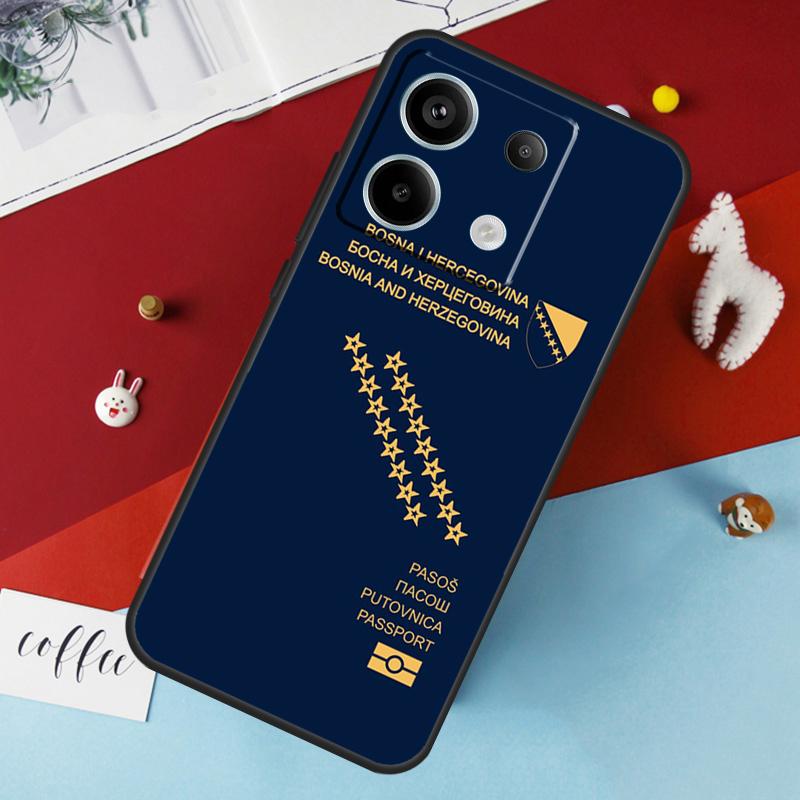 Чехол с флагом Боснии для Xiaomi Redmi Note 14 Pro 13 12 11 10 15 Pro Plus Redmi 14C 15C 10C 12C 13C 15