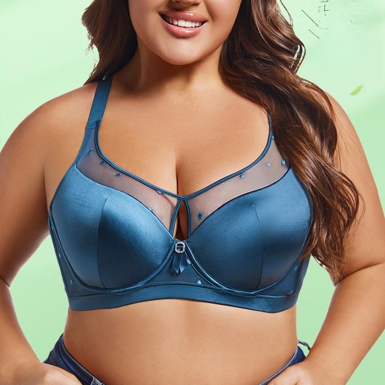Soft Steel Ribbed Smooth Bra Women's Plus-size Seamless Underwear Women's Strapless Anti-glare Back-gathering Bra