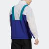 Adidas Originals Trefoil St Ltwind Wvjk Casual Breathable Sports Stand Collar Jacket Men Jackets Blue White HE9931