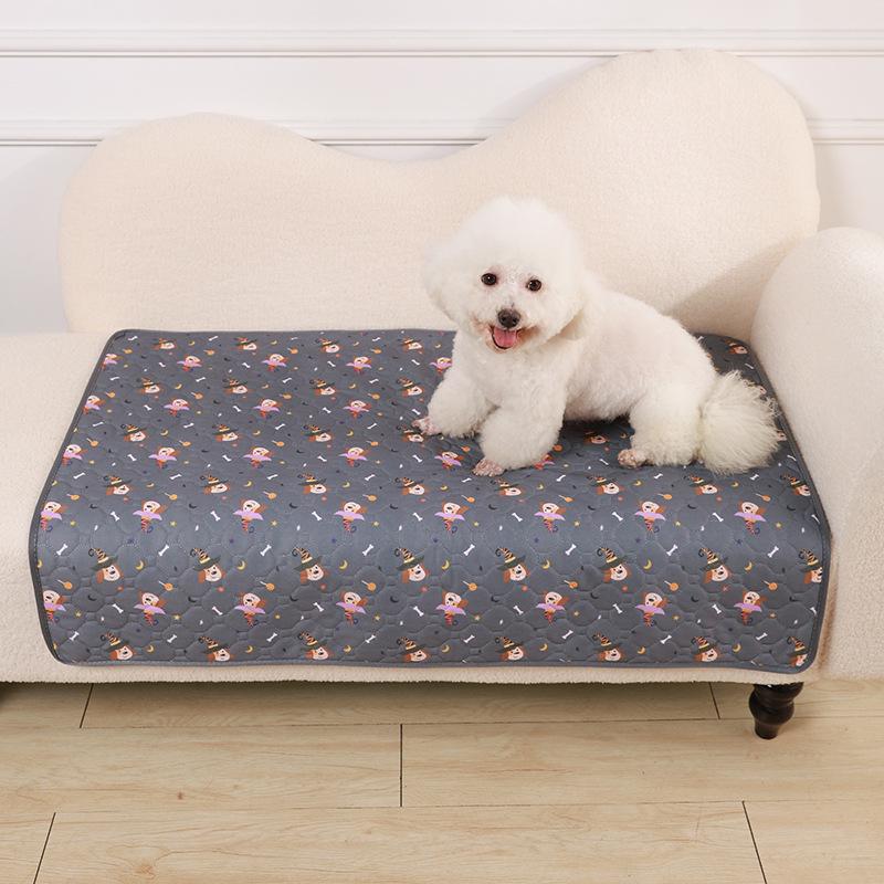 2024 Thickened Washable Pet Pee Pad - Deodorizing, Quick-Drying, Reusable, and Instant Absorbent for Dog Incontinence.