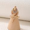 Huatang Personality Snake Shape Joint Midi Rings For Women Luxury Crystal Geometry Animal Metal Lifan Gold Jewelry Anillos 19725