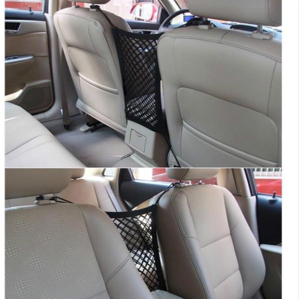 General Flexible Mesh Suitcase Car Organizer Seat Back Storage Mesh Bag KTY