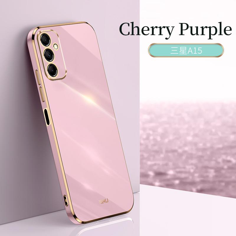 For Samsung Galaxy A15 A 15 5G Case Soft Silicone Back Cover 6D Electroplating Phone Case