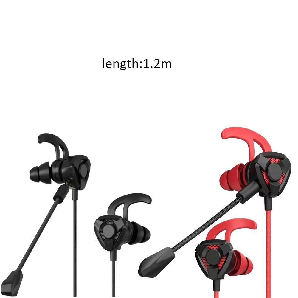 New With Mic Gaming Earphones Professional Multifunctional In-Ear Sports Headphones Universal Durable Gaming Earbuds Game
