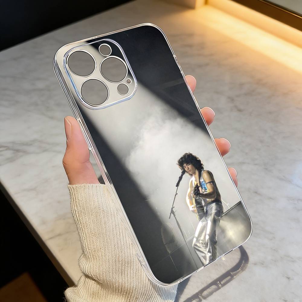 Чехол для телефона C-Conan G-Gray singer Прозрачный Силиконовый Мягкий Для iPhone 17 16 15 14 13 12 11 Mini Pro Max Plus