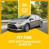 2X Fog Light Cover Set For 2017- Toyota Corolla Front Left Right Gloss Black