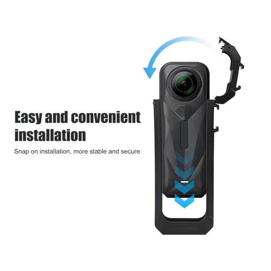 Защитная рамка для ПК для камеры Insta360 X5 Магнитный интерфейс быстрой фиксации