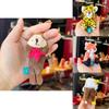 Forest Animal Plush Keychain With Pp Cotton Filling For Kids And Collectors