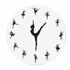 Настенные часы Балерина Бесшумные Акриловые Танцующие Балет Подвесной Декор для Дома Гостиной Спальни