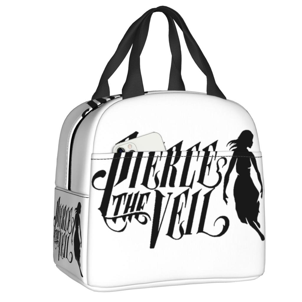 Индивидуальные термосумки для ланча с изображением рок-группы Pierce Veil для работы, школы. Герметичный термоконтейнер-ланчбокс для женщин, детей.