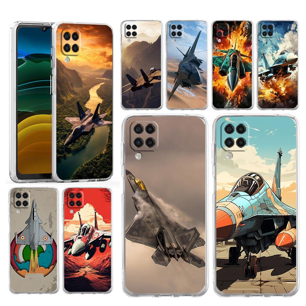 Чехол для телефона Samsung Galaxy A13 A15 A25 A51 A71 A21S A11 A12 A31 A52 A41 A23 A53 A73 A32 5G A03S A05s Чехол Истребители