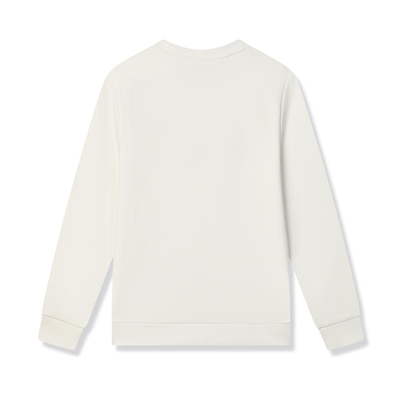 Fila Простой Универсальный Повседневный Свитшот Пуловер Мужской свитшот Белоснежный F11M448203FWT