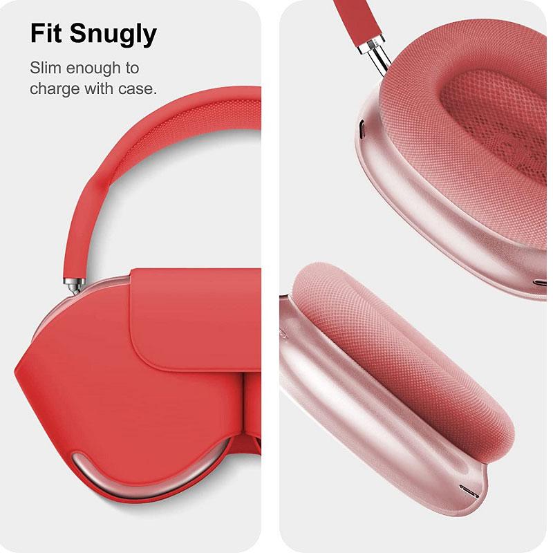 Чехол для AirPods Max, прозрачная мягкая кожа из ТПУ, устойчивая к царапинам, прозрачные аксессуары, ультразащитный чехол для Apple AirPods Max