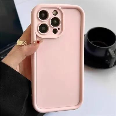 Роскошный силиконовый чехол конфетного цвета для iPhone 11 13 12 14 15 16 17 Pro Max 15 Pro XS XR XS Max 7 8 PLUS 16E SE Ударопрочный чехол