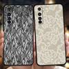Мягкий ТПУ Для Realme 11 10 9 Pro Plus GT2 GT3 GT5 C21 C25 C35 C53 C55 C67 Pro 5G Ударопрочный Чехол Для Телефона Стиль Кружева Крутая Девушка Capas
