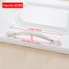 NAIERDI Zinc Aolly Ivory White Cabinet Handles Kitchen Cupboard Door Pulls Drawer Knobs European Fashion Furniture Handle