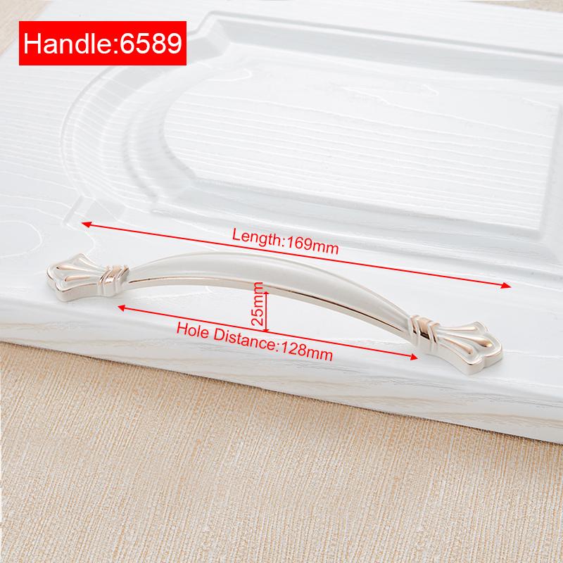 NAIERDI Zinc Aolly Ivory White Cabinet Handles Kitchen Cupboard Door Pulls Drawer Knobs European Fashion Furniture Handle