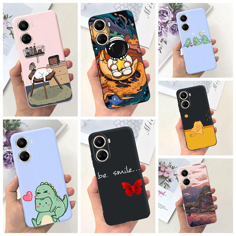 For Huawei nova 10 SE 4G Case Fashion Cartoon Pattern Soft Silicone Cover For Huawei Nova 10SE BNE-LX1 Bumper Phone Case Funda