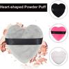 Makeup Blendiful Puffs Large Powder Puffs Cotton Velour Love Shape Powder Puff with Strap Sponges Makeup Tool