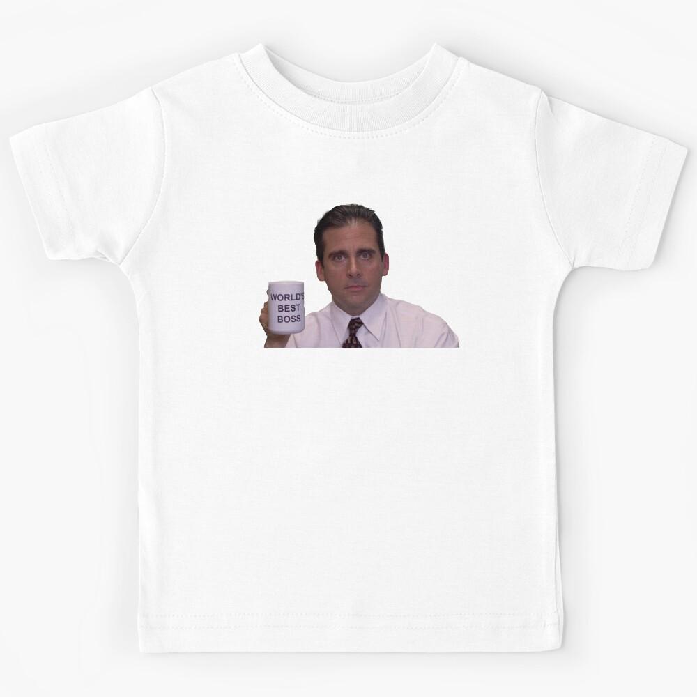Michael Scott World's Best Boss Kids T-Shirt