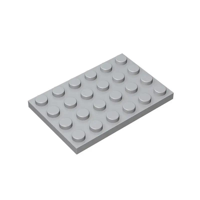MOC 10 ШТ. Классическая Пластина 3032 Доска с Шинами Световая Панель Заменяемые Кирпичики 4x6 Строительные Блоки Игрушки Взрослые Мальчики Праздничные Подарки