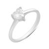 Серебряное кольцо с фианитами, вес изделия 1,93 гр (2207481)