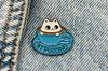 New Enamel Pin Catpuccino Metal Connector Cute Cat Gift Birthday 1 Piece