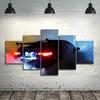 No Framed 5 Panel Super Sports Car Wall Art Posters Canvas Pictures  Paintings Home Decor Bedroom Living Room Decoration