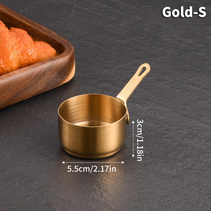 304 Нержавеющая сталь Соусник Стаканчик С Ручкой Мини Соусник Для Вечеринки Банкета Пикника Соус Приправы Чаши Главная