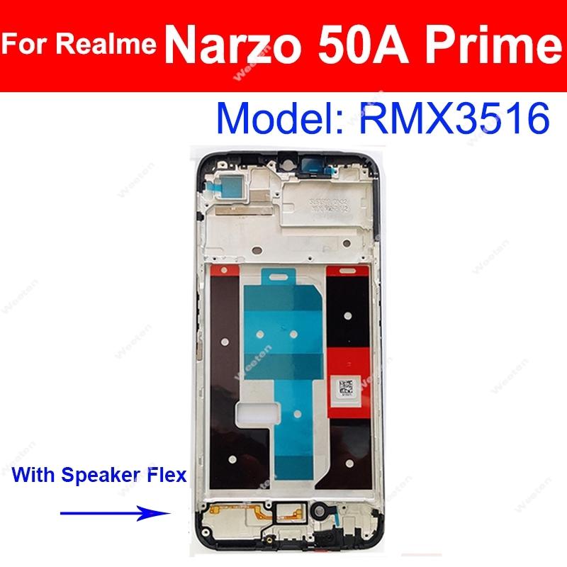 Для Realme Narzo 50 50A 50i Pro Prime 60 60X 70X 70 Pro 4G 5G Корпус LCD Рамка LCD Держатель Запчасти для ремонта