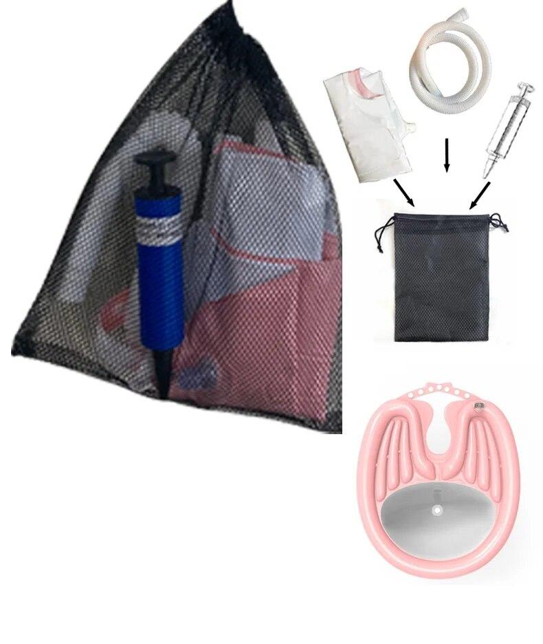 Портативный домашний вспомогательный уход для пациентов, прикованных к постели инвалидов, взрослых, умывальник для волос, сливная трубка из ПВХ, надувная раковина для шампуня