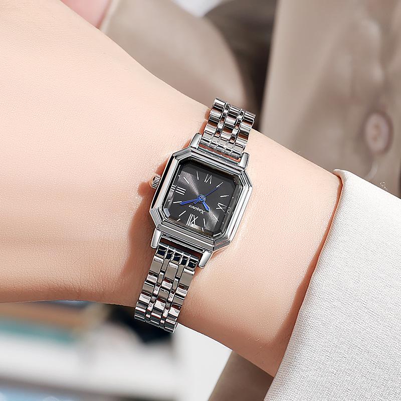 Adjustable Stainless Steel Strap Watch Women Fashion Small Dial Ladies Watches Luxury Quartz Wristwatches Relojes Para Mujer