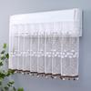 Lace Flower Embroidery Dust-proof Hanging Cover Hanging Air Conditioner Cover Bedroom Decor