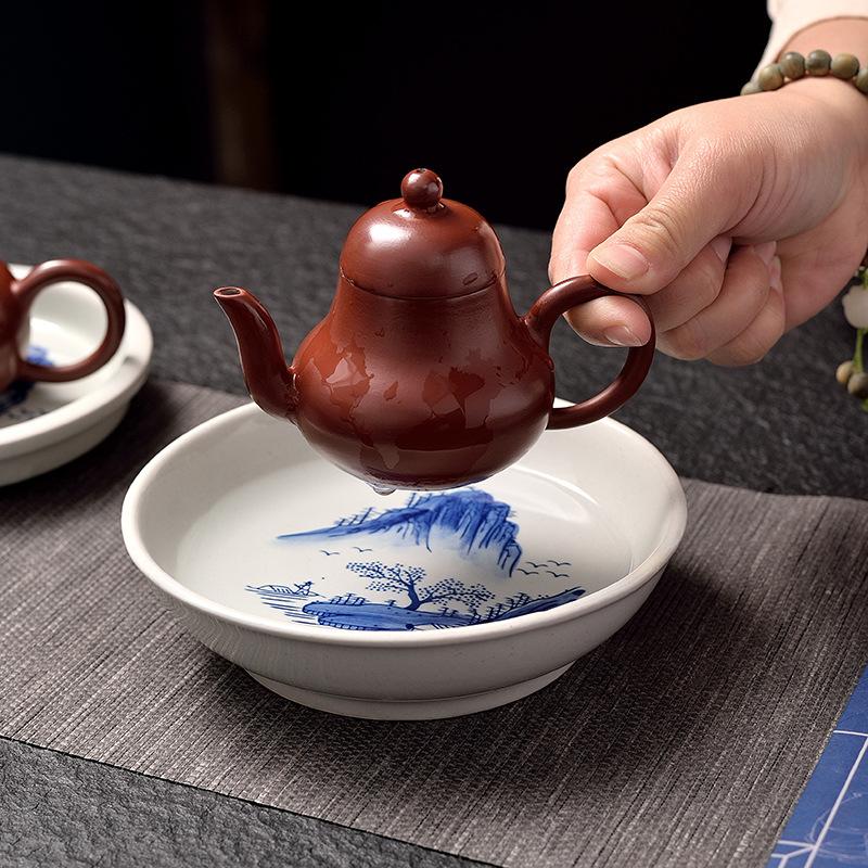 Чисто ручная работа, чайник из киноварной глины ручной вытяжки, чайник из фиолетовой глины, чайный сервиз для кунг-фу, горизонтальный чайник, заварник для чая, процесс помола воды