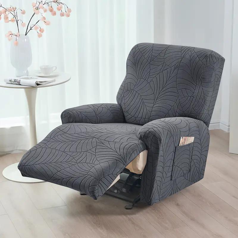 Split Recliner Sofa Covers Elastic Stretch Relax Armchair Cover Non-Slip Reclining Single Sofa Slipcovers Living Room