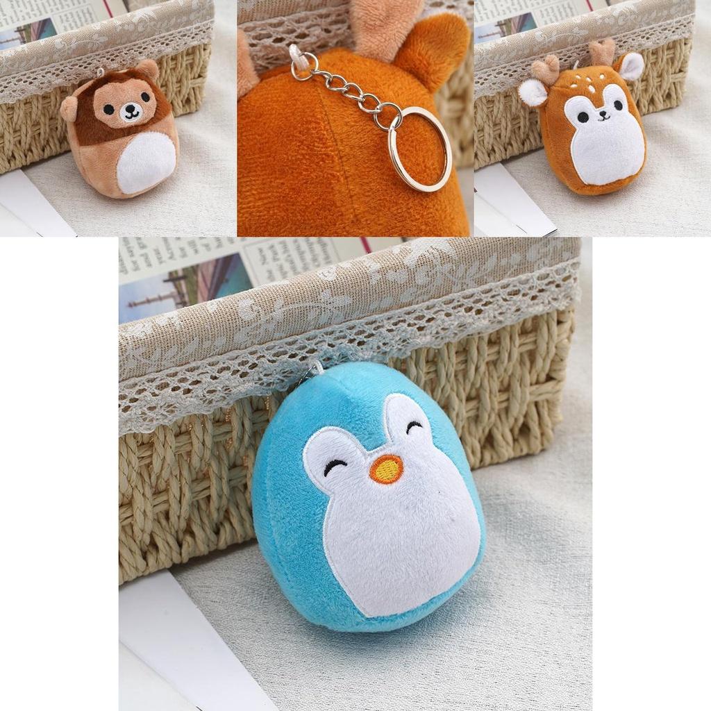 Качественный брелок Squishmallow, мягкая игрушка-животное для детей