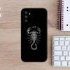 Чехол для телефона 'Скорпион' для Samsung Galaxy A13, A21s, A22, A31, A32, A52, A53, A71, A80, A91, Мягкий черный чехол