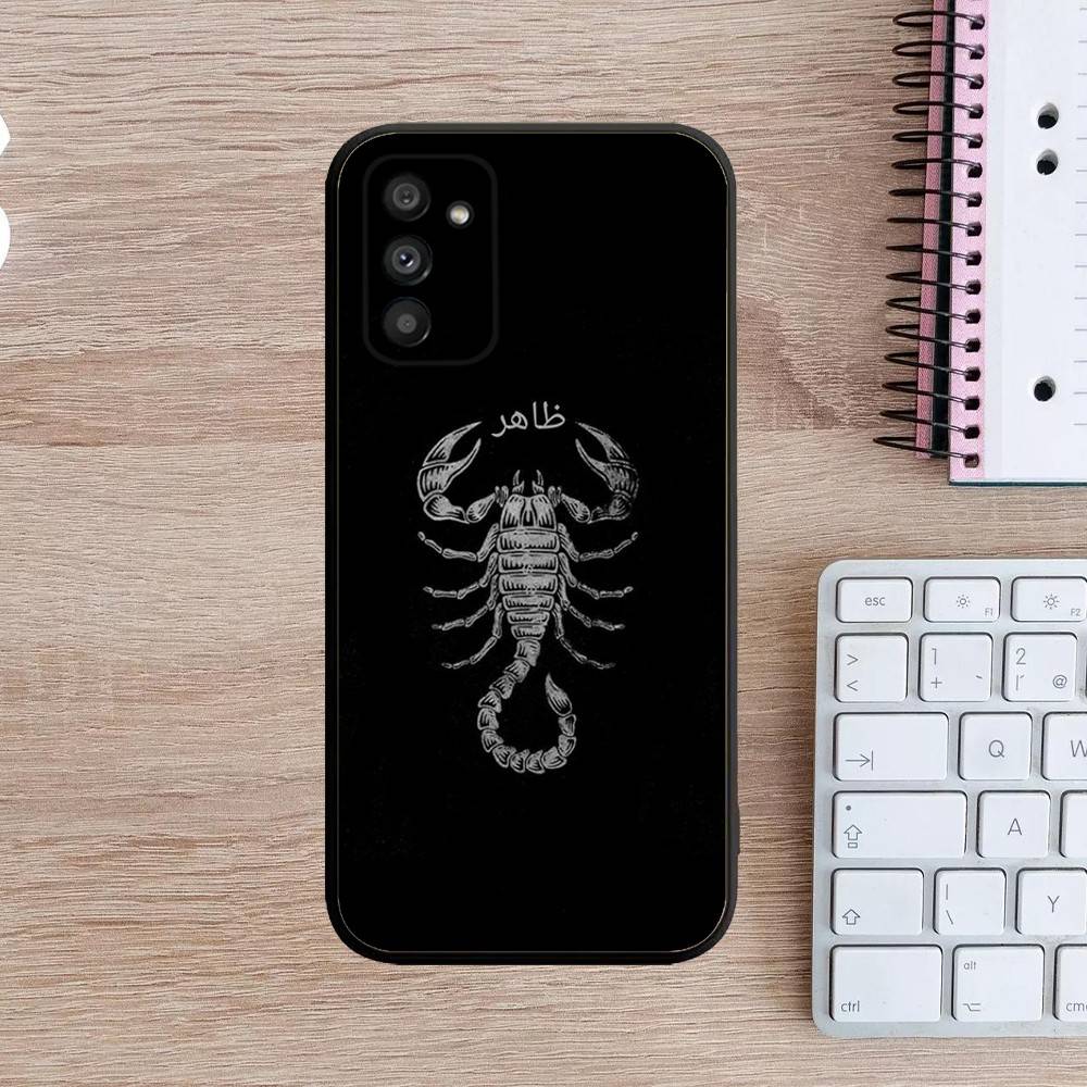 Чехол для телефона 'Скорпион' для Samsung Galaxy A13, A21s, A22, A31, A32, A52, A53, A71, A80, A91, Мягкий черный чехол
