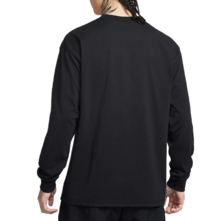 Nike ACG Ребристый свитшот с круглым вырезом Однотонный Мужские топы Черный FQ3739-010