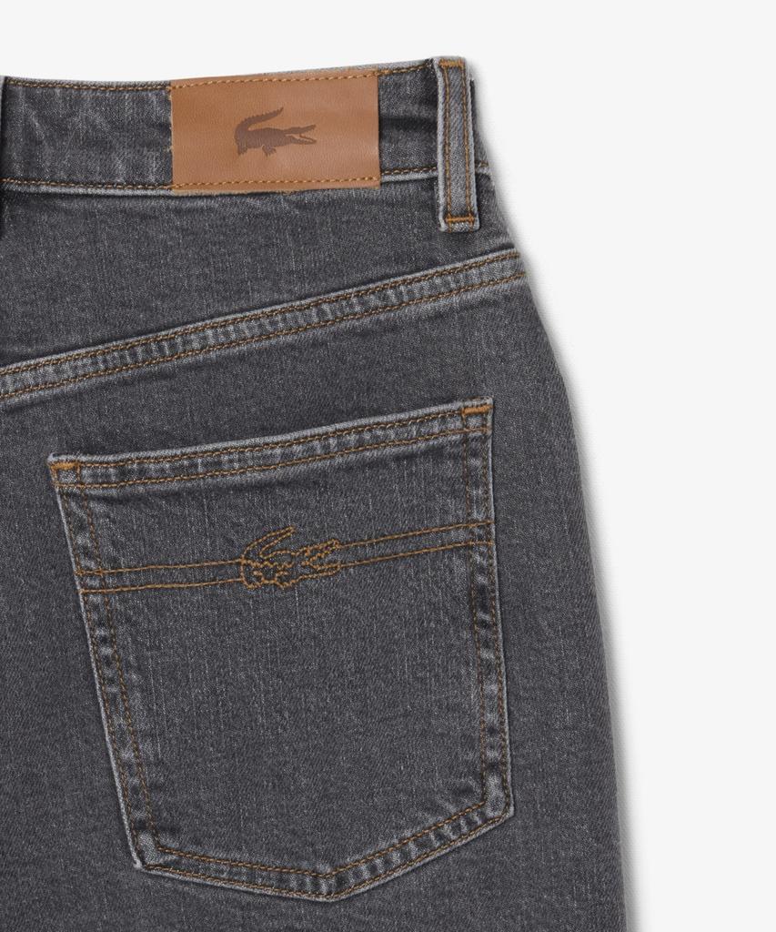 LACOSTE Women'S Straight Denim Pants Hf6800-56N 0L5