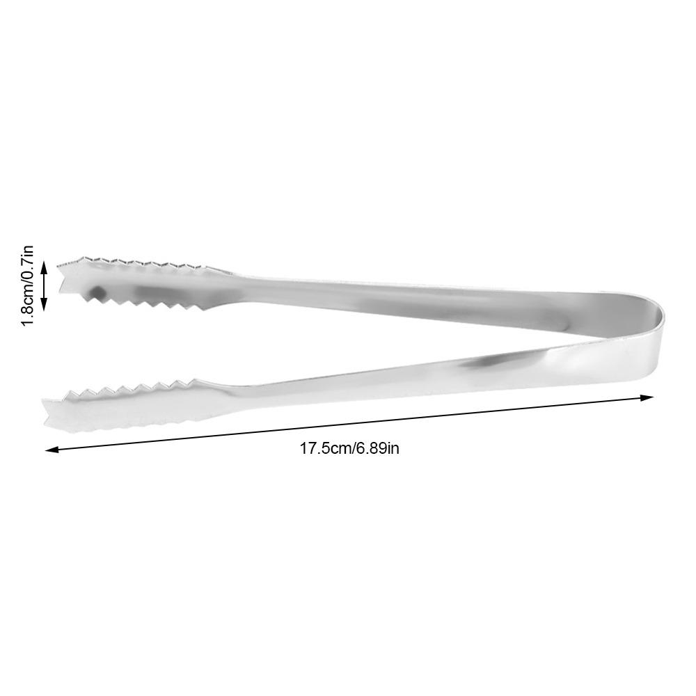 Stainless Steel Sugar Clip Rust-resistant Salad Tong Durable BBQ Tong Bar Serving