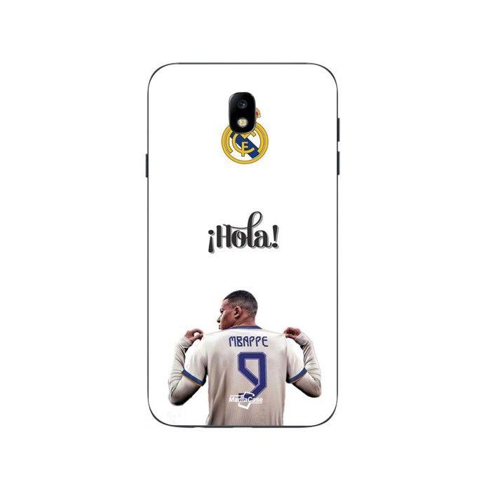Coque pour Samsung Galaxy j7 2018 Kylian Mbappe Real Madrid 9 Hola