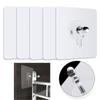 10Pcs Plastic Adhesive Wall Hook Transparent Non Trace Stickers Wall Screws Hanging Nails  Poster