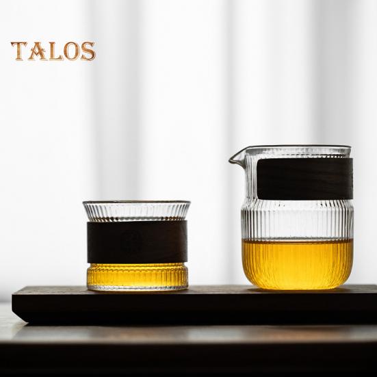 Питьевая кружка, полупрозрачная для хранения, высокая термостойкость, модная стеклянная чашка с защитой от ожогов, чашка для чая с деревянным кольцом, предметы домашнего обихода