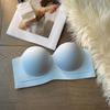 Strapless Underwear Women's Non-slip Half Cup Small Breasts Gather and Adjust the Bra To Show Large Anti-sagging Seamless Underwear Bra