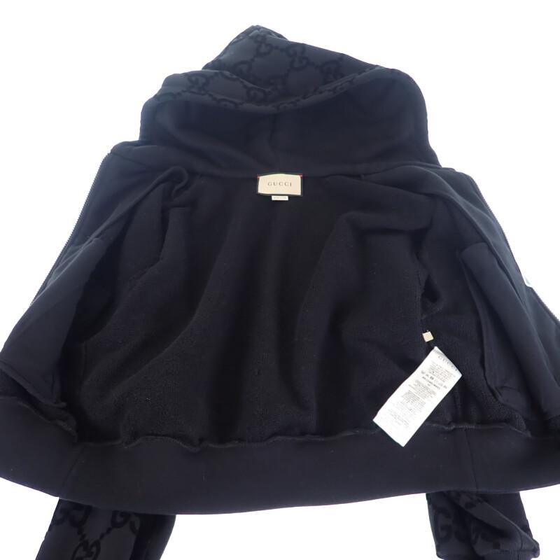 GUCCI  769546_XJF2X_1000 XS Parker black cotton mens